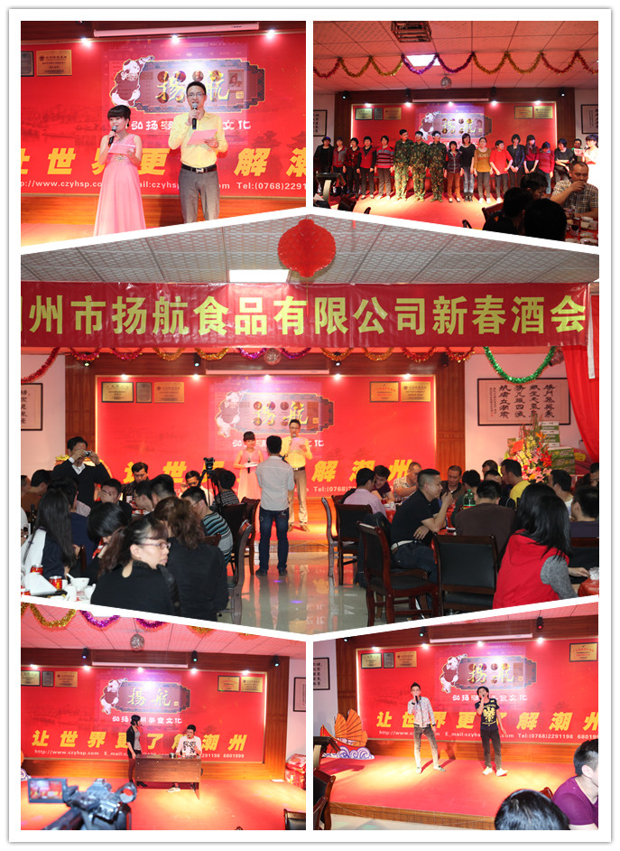 2014年3月19日“金马踏歌，春暖花开”—扬航食品有限公司“2014新春酒会”专题报道